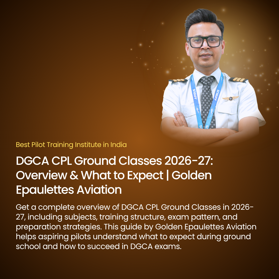 DGCA CPL Ground Classes 2026-27: Overview & What to Expect | Golden Epaulettes Aviation